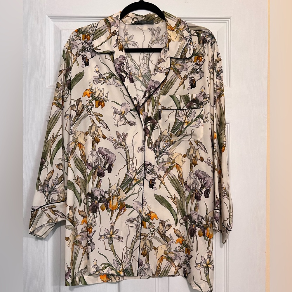 ALEXANDER MCQUEEN - Silk Pajama Top